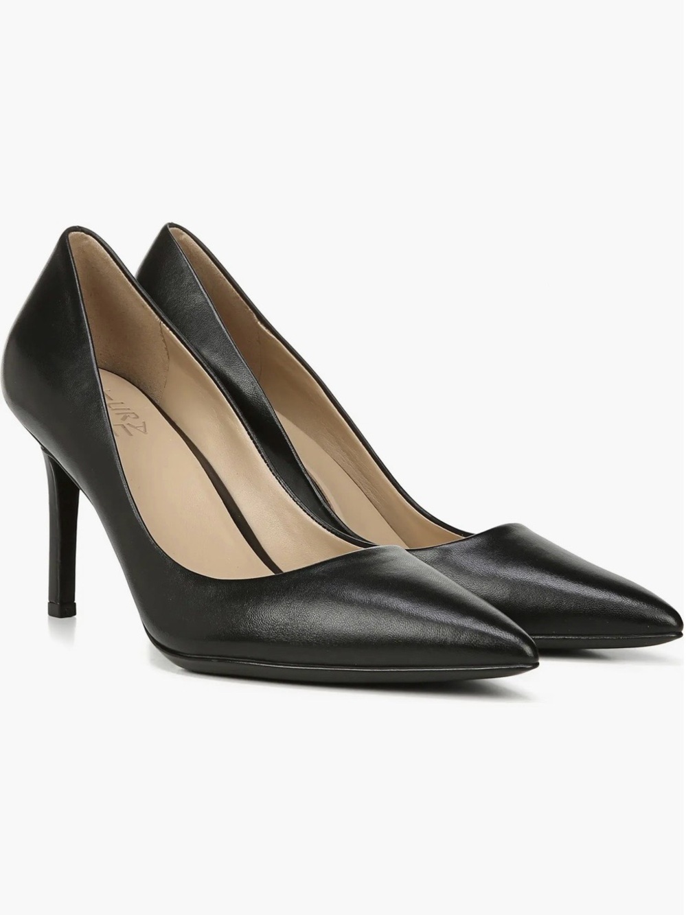 Naturalizer Black Pointed-Toe Stiletto Pumps